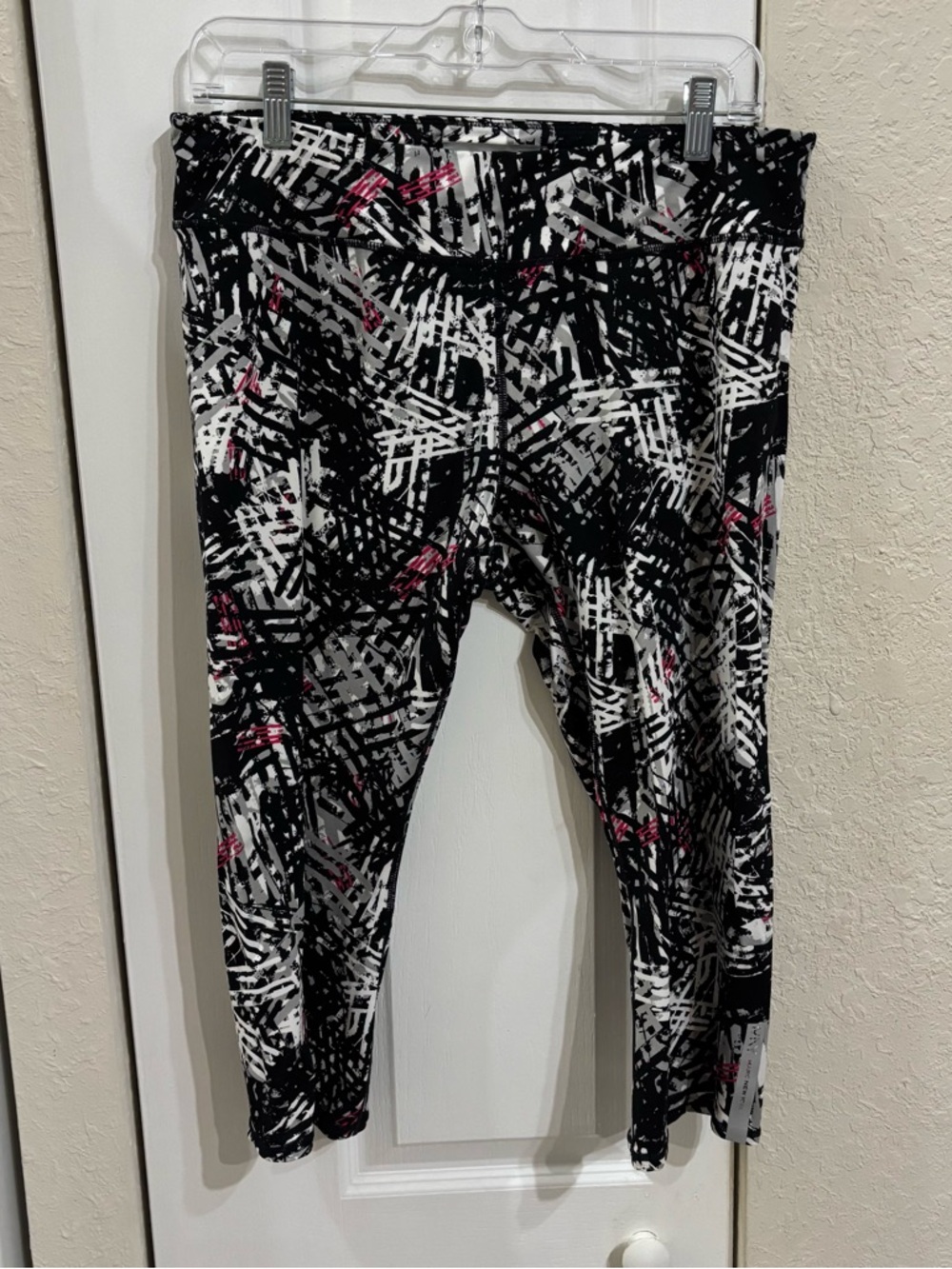 Marc New York Performance High-Rise Abstract Crop Leggings